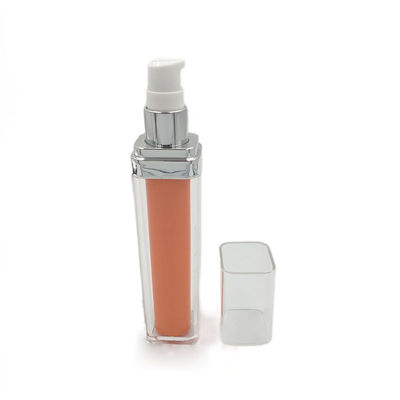 PMMA Acrylic Foundation Pump Bottle Empty Makeup Bottle 33*30*158mm