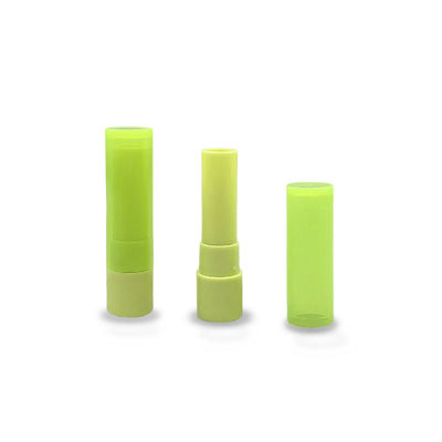 Tự xoắn lại PP Green Lip Balm Tubes Rechargeable Lip Balm Tube 5g