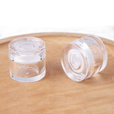 Các bình mỹ phẩm PMMA vững chắc và rõ ràng 36 × 30mm Các bình mỹ phẩm thân thiện với môi trường