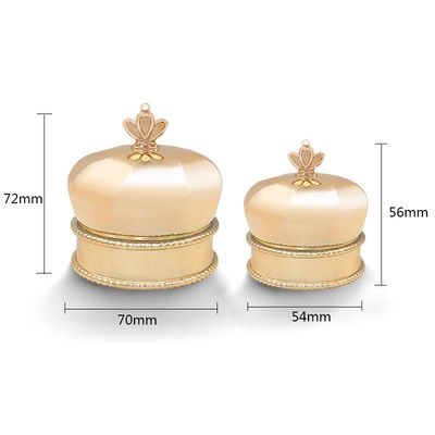 Hộp đóng gói mỹ phẩm tinh tế Thùng chứa kem nhựa 54mm 70mm đường kính