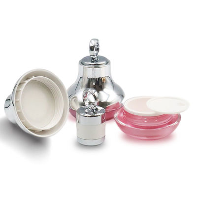 Tùy chỉnh lọ bao bì mỹ phẩm với nắp cho kem dưỡng ẩm