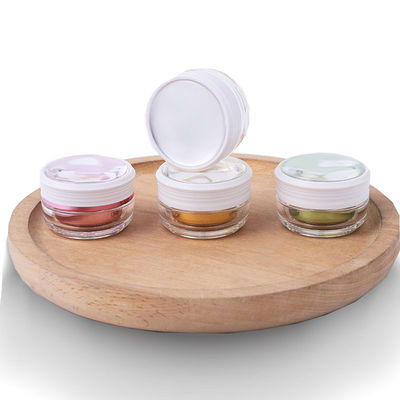 Nhiều mục đích 4 Oz Plastic Cosmetic Jars Clear Acrylic Jars Không vỡ