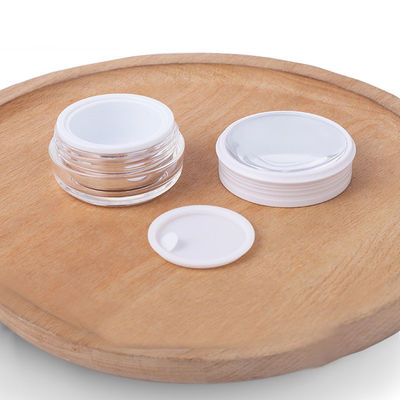 Nhiều mục đích 4 Oz Plastic Cosmetic Jars Clear Acrylic Jars Không vỡ