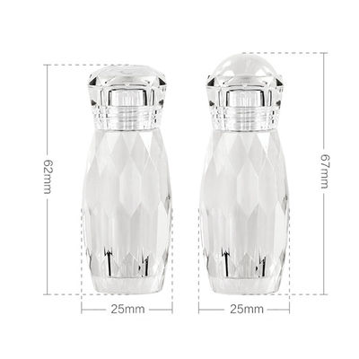 25mm Diamater Loại kem chăm sóc da bình mỹ phẩm độc đáo bình màu tùy chỉnh