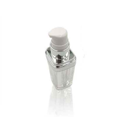 PMMA rõ ràng rỗng nền chai với bơm tái chế 15/30/50ml