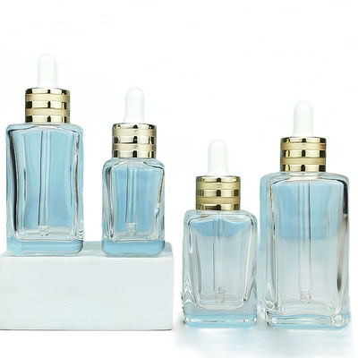 OEM ODM chai nhỏ giọt thủy tinh 50 ml chai chăm sóc da rỗng tái chế