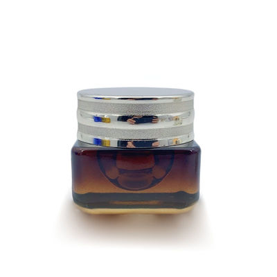 Tùy chỉnh Empty Cosmetic Packaging Bottle Glass Cream Container 55*76mm