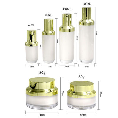 Bộ bao bì mỹ phẩm với nắp vít Bao bì sản phẩm mỹ phẩm 50ml 60ml 100ml 120ml