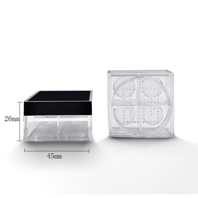 Cá nhân hóa 45 * 26mm Quảng trường rỗng lỏng bột vỏ với 4 lưới