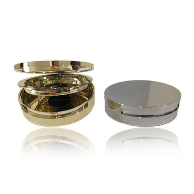 Tùy chỉnh vàng rỗng compact bột vỏ với 59mm Pan kích thước