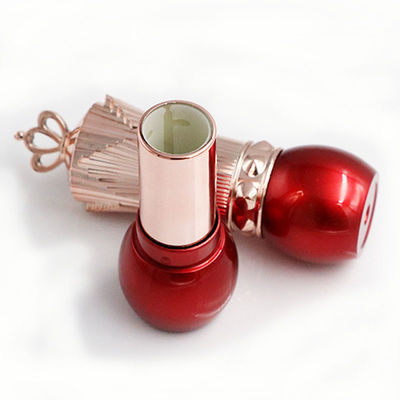 ABS Crown Custom Lipstick Container Hình dạng không đều Màu đỏ