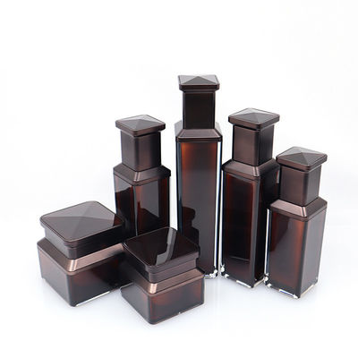 Chăm sóc cá nhân Thiết bị bảo quản mỹ phẩm Cap Acrylic Logo tùy chỉnh màn hình in tổ chức bao bì