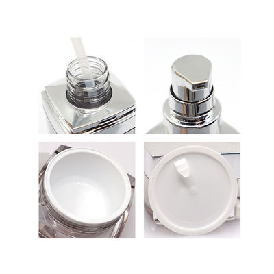 Bộ sưu tập bao bì trang điểm in logo tùy chỉnh / Bộ bao bì mỹ phẩm với nắp máy phun bơm