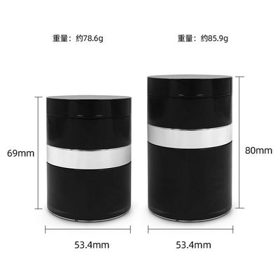 Các bình mỹ phẩm trong suốt 5g/10g Mẫu kem chăm sóc da Thiết kế đơn giản cho mỹ phẩm