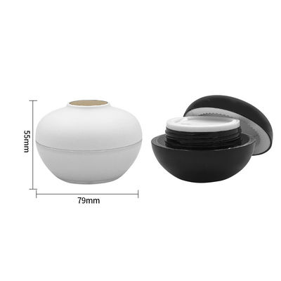 Kim cương Acrylic kem mỹ phẩm bình nhỏ trong suốt để chăm sóc da 30g / 50g khối lượng