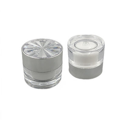 Chất chống rò rỉ Diamond Acrylic Cosmetic Jar cho kem chăm sóc da Container nhỏ 30g/50g