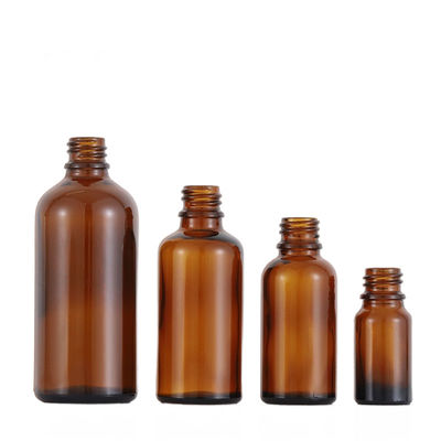 100ml Transparent Glass Foundation Bottle Round Dropper Cap Bao bì mỹ phẩm với mẫu miễn phí