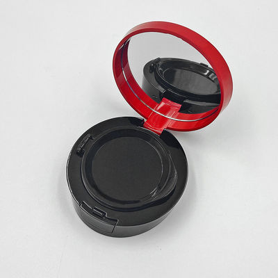 Round Dewy tái sử dụng compact bột đệm nền trường hợp tái đi lại thân thiện