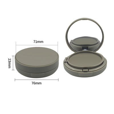 Tròn minh bạch Empty Cushion Foundation Case Refillable Snap Closure Du lịch thân thiện với mỹ phẩm và da